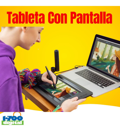Tableta Digital Pantalla Color Artist 12 Pro Pc Mac = Wacom