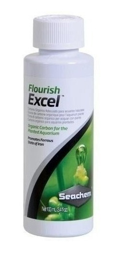 Imagen 1 de 4 de Seachem Flourish Excel 100 Ml Plantados Carbon Liquido Co2