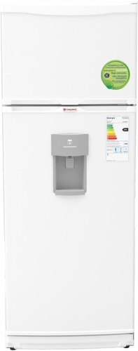 Heladera Con Freezer 2f-1600bda 329l Dispenser Conqueror Color Blanco
