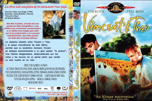 Vincent Y Theo - Van Gogh - Arte - Pintura - Dvd