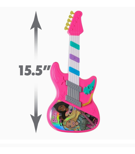Imagen 7 de 9 de Guitarra De Juguete Electrónica Interactiva Con Luces, Sonid