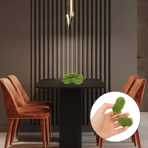 Adorno De Pared Con Piedra Artificial De Musgo Artificial, M