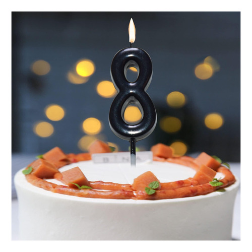 10 Piezas Velas Numerales De Cumpleaños, Velas Numerales De