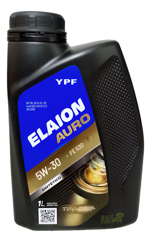 Elaion Auto 5w30 Sintético 1l