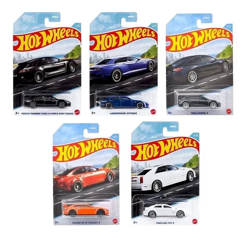 Carrinho Hot Wheels Set C/5 - Edição Sedans De Luxo Mattel