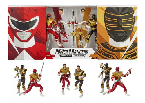 Red Gold Power Rangers Lightning Collection Hasbro Sdcc2019