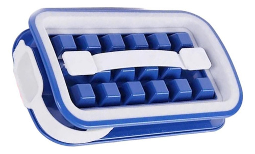 Kit 2 Pack Hieleras Portátil Enfriador Cubitos De Hielo Color Azul