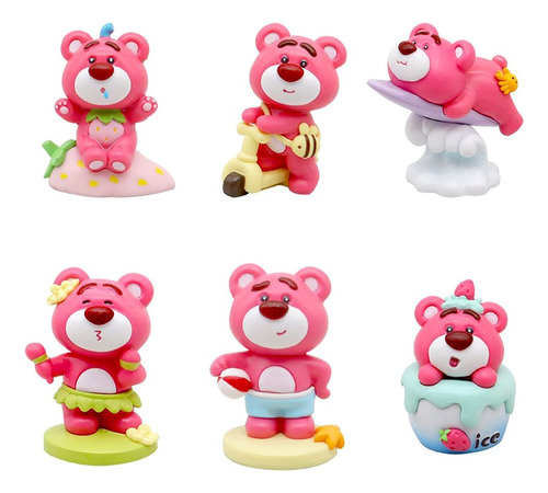 Lotso Coleccion X6 Figuras Toy Story Oso Lotso