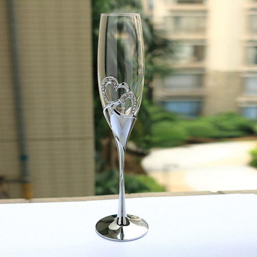 Vaso De Cóctel De Flauta De Champán De Tallo Largo Argén