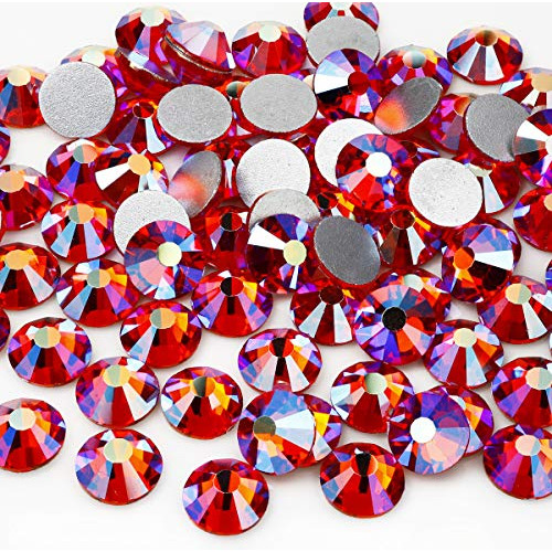 Yantuo Red Ab Crystal Rhinestones Ss******* Pcs, 4 Mm Siam G