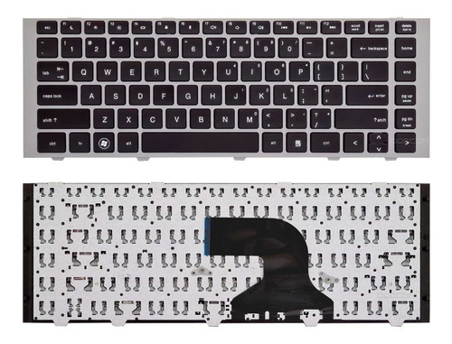 Teclado Para Notebook Hp Probook 4440s 4441s 4445s 4446s Us Cor Não se aplica