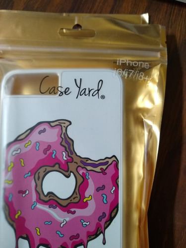 Funda Case Yard Dona Fondo Blanco iPhone Compatible