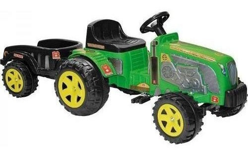 Imagem 1 de 1 de Mini Trator Infantil Pedal Fazendeiro Eco C/ Caçamba Biemme
