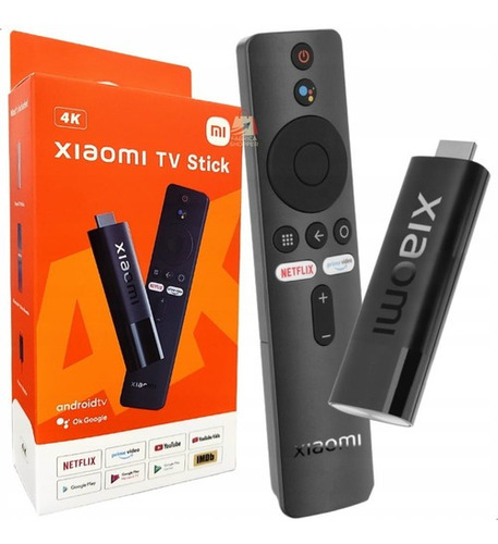 Xiaomi Mi Tv Stick 4k 2gb De Ram Canais E Apps Original 