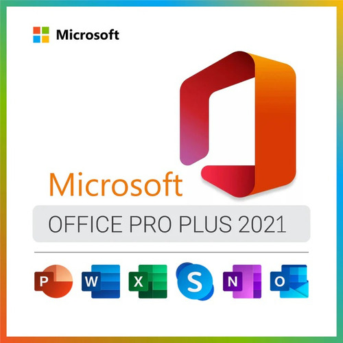 Microsoft Office 2021 Pro Plus:  Sola Activación Para 5 Pc