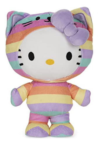 Gund Sanrio Hello Kitty Rainbow Outfit Peluche Animal De Pel