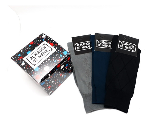 Media Pack X3 Hombre Vestir + Caja De Regalo + Cuotas Adm
