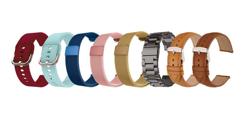 Malla Silicona Smartwatch Reloj Inteligente 22mm Qband