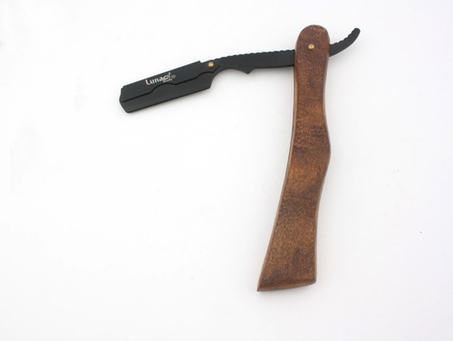 Imagen 3 de 3 de Porta Navaja Para Barbero Peluquero Mango Madera