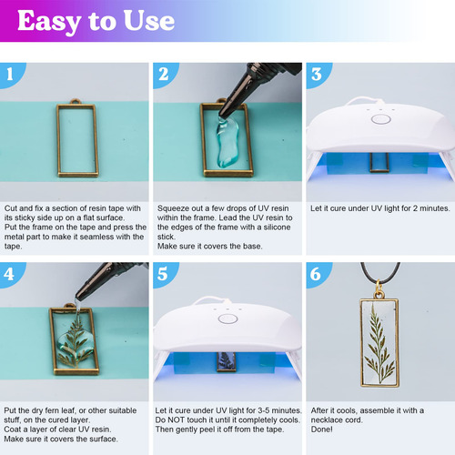 Kit De Fabricación De Joyas 153 Piezas Resina Transparente