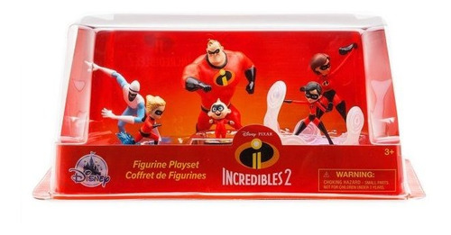 Los Increíbles Set De Figuras Original Disneystore 