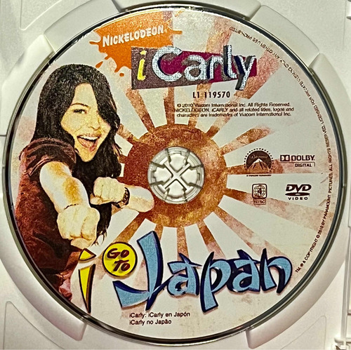 Película Dvd Original I Carly En Japón. 2010 1a Ed. (Usado)