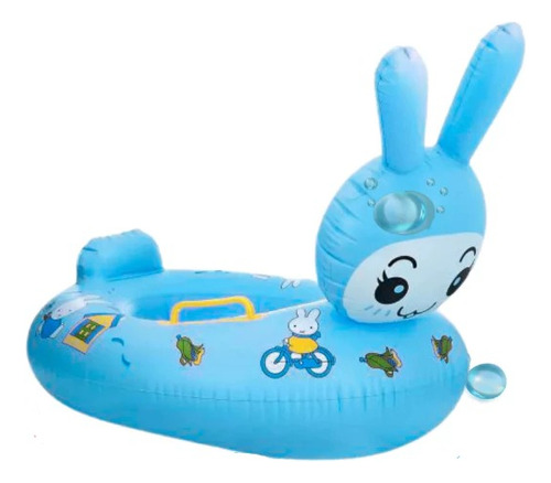 Salvavidas Conejo Flotador Inflable Andadera De Bebes 65 Cm