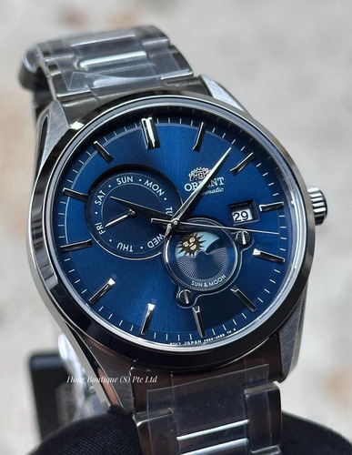 Reloj Orient Automático Sun And Moon Ra-ak0306s10b Hombre