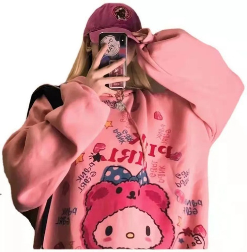 Sudadera Con Capucha Lindo Conejo Otoño Versión Coreana