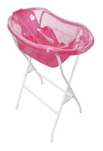 Bañera Con Soporte + Accesorio Para Bebe Prodehogar