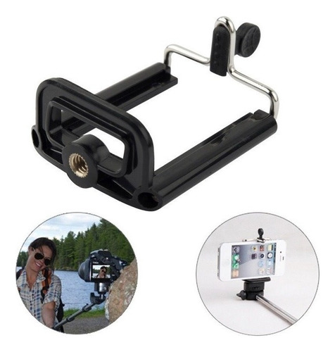 Adaptador A Tripode Y Monopod Celular Soporte Smartphone Sp-