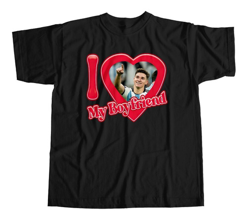 Imagen 1 de 4 de Remera Algodón Selección I Love My Boyfriend - Escaloneta
