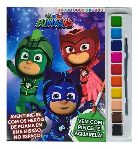 Circuit De Course PJ Masks - 6,5 M - 2 Voitures Avec Phares - Dès 5 Ans