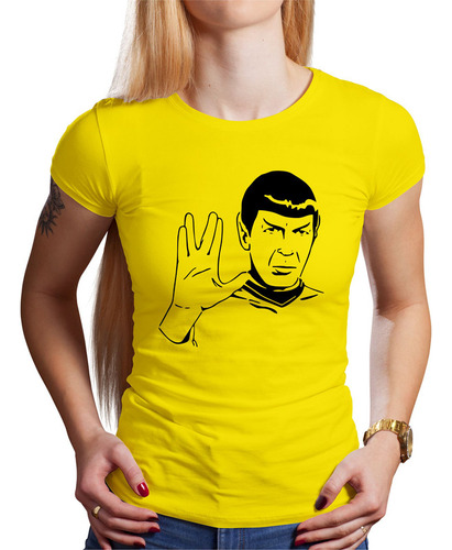 Polo Dama Star Trek Hand (d1355 Boleto.store)