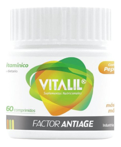 Factor Antiage Vitalil Linfar Peptonas Complejo Antioxidante