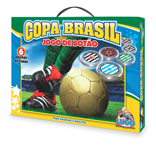 Jogo De Botão Copa Brasil 6 Opções De Times Criança Adulto