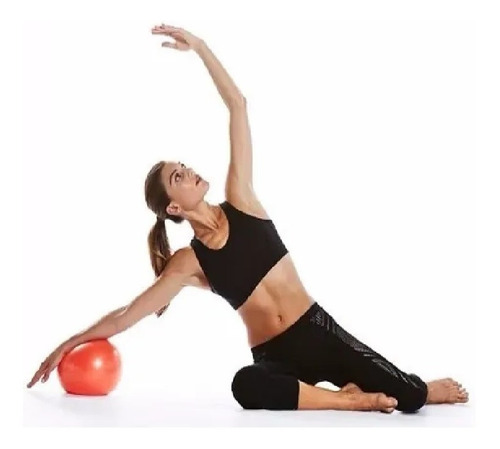 Imagem 3 de 3 de Overball 25 Cm Orange Live Up Pilates Fitness Fisioterapia