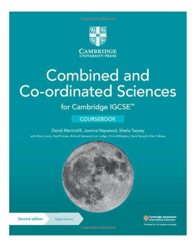 Livro: Cambridge Igcse Combined And Co-ordinated Sciences Coursebook With Digital Access (2 Years) (cambridge International Igcse)