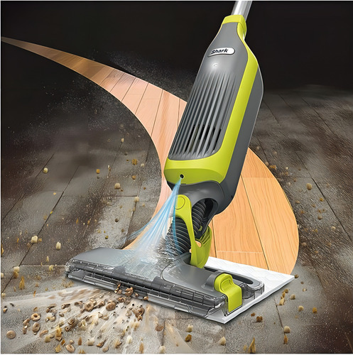 Aspiradora Trapeador Inalámbrico Shark Vm200 Vacmop Pro Gris