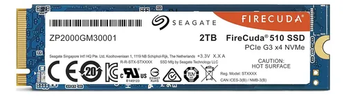 Seagate Firecuda 510 Unidad De Estado Sólido Interna De A...