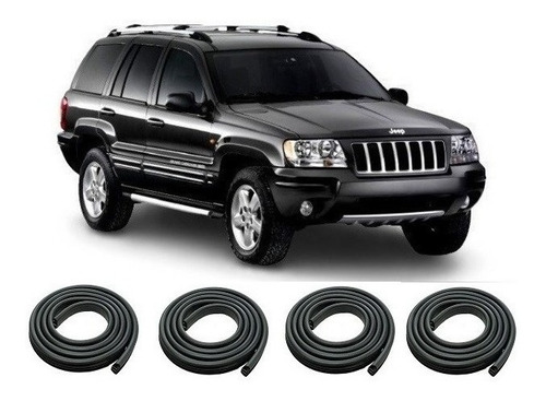 Jeep Grand Cherokee 1999 / 2005 Burletes Puertas Del + Trase