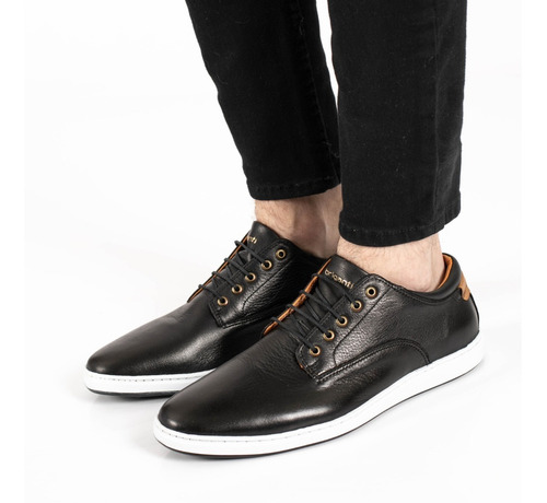 Zapato Hombre Cuero Briganti Zapatillas Urbanas Hcac01004