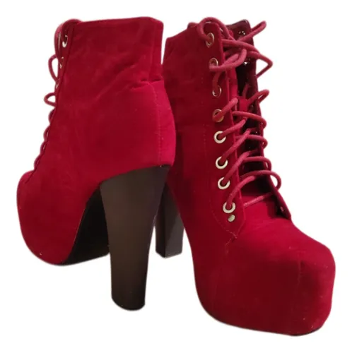 Botas Rojas Gamusa Price Shoes Delicacy Zapatos