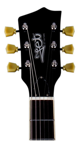 Guitarra Eléctrica Silverburst Singlecut Jet Guitars Jl500 Orientación De La Mano Diestro