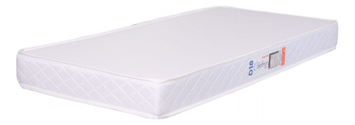 Colchão De Berço Espuma D18 Pro Confort Baby 60x130x12cm Cor Branco