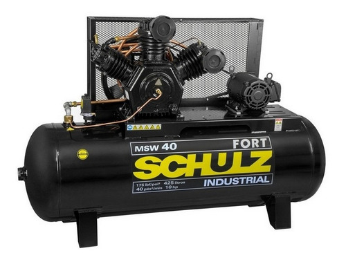 Compressor De Ar 40pcm/175psi Schulz Msw 40fo/425i 10cv 427 