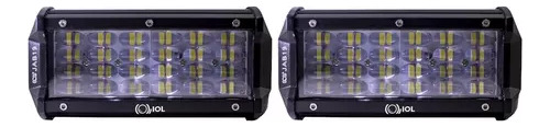 2 Mini Barra Led Faro 24 Led Luz Blanco Lupa 6 Pulgadas