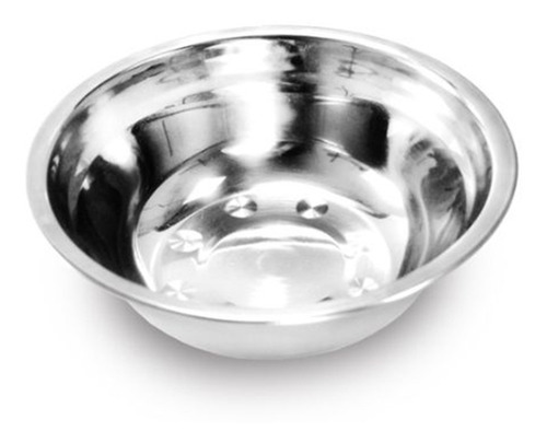 12 Tigela Redonda 18cm Cumbuca Aço Inox Ke Home 3109-18kh-12