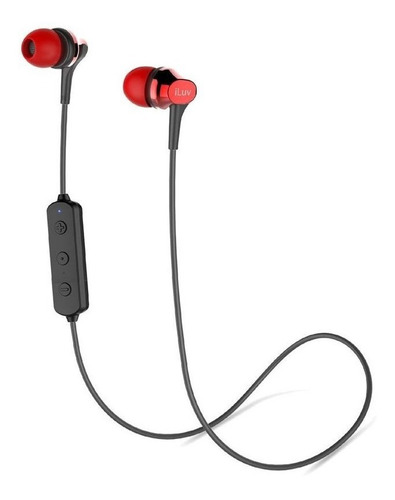 Audífonos Manos Libres Bluetooth I Luv Party On Air Orig. Color Rojo