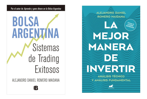 Bolsa Argentina + Mejor Manera Invertir - Maidana - 2 Libros